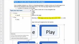 Part A   Creating a Sitemap
