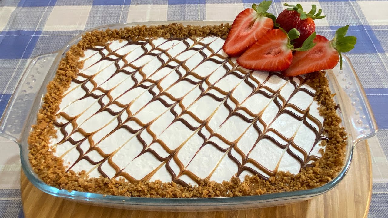 Nobake Delicious Biscoff, Nutella and Cookies Lasagna / بدون فرن لوتس نوتيلا كوكيز لازانيا