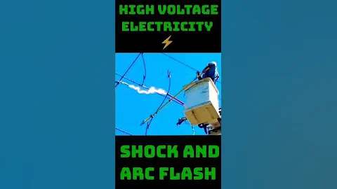 HIGH VOLTAGE ARC FLASH #shortsfeed