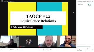 Equivalence Relations - TAOCP Meetup #22