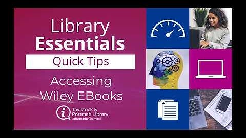 Accessing Wiley Ebooks