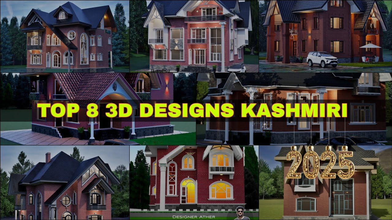 Top 8 3D House Design  | Beautiful House Design | Detailed Video