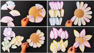 4 Unique and easy flower Wall hanging | Quick Paper Craft for Home Decoration | Wall Hanging | DIY