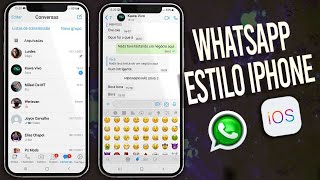 SIMPLESMENTE O MELHOR WHATSAPP ESTILO IPHONE (EMOJI IOS 14.0) screenshot 5