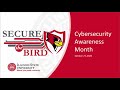 Cybersecurity Awareness Month Webinar