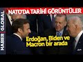 Erdoğan, Biden ve Macron Bir Arada! Brüksel'den Tarihi Görüntüler