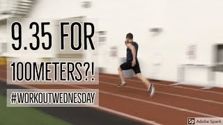 Can I run 9.35 for 100 meters?! FLYING 20m SPRINTS #WorkoutWednesday
