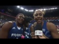 JO 2012 - France - Les Basketteuses chantent du Céline Dion après la demi-finale