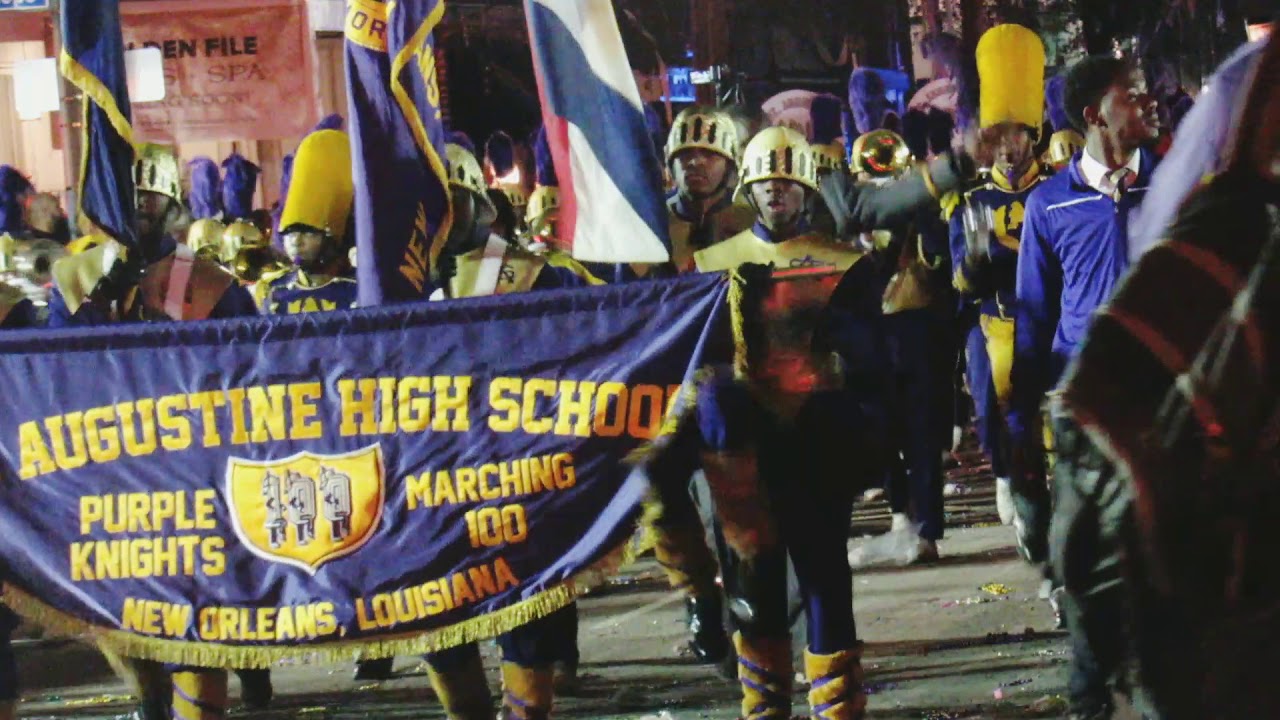 St Augustine High School Purple Knights Marching 100 | Under The Bridge ...