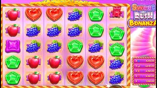 Sweet Rush Bonanza Slot Review & Gameplay 🍭 | Big Wins & Bonus Features Explained!
