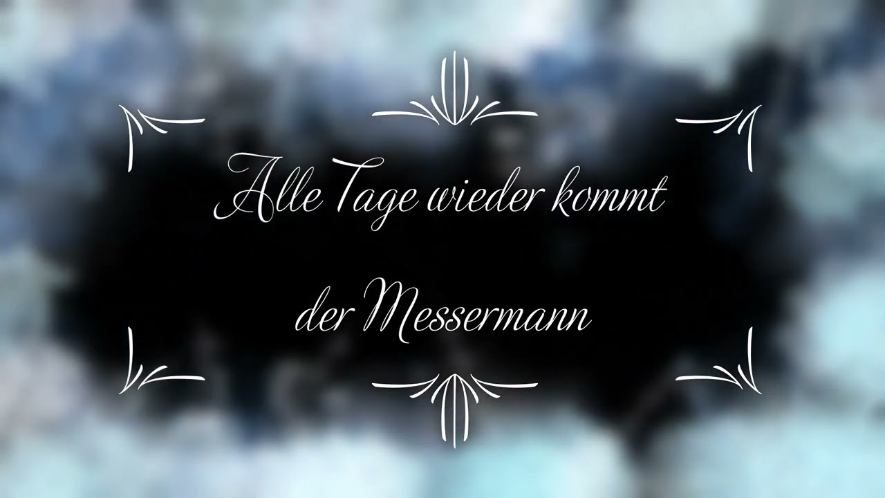 Alle Tage wieder kommt der Messermann - Christoph Holzhöfer