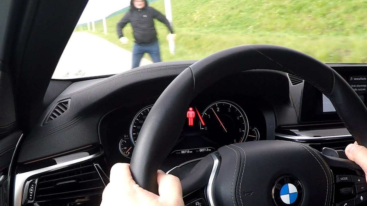 BMW Pedestrian Warning with City Braking Activation real