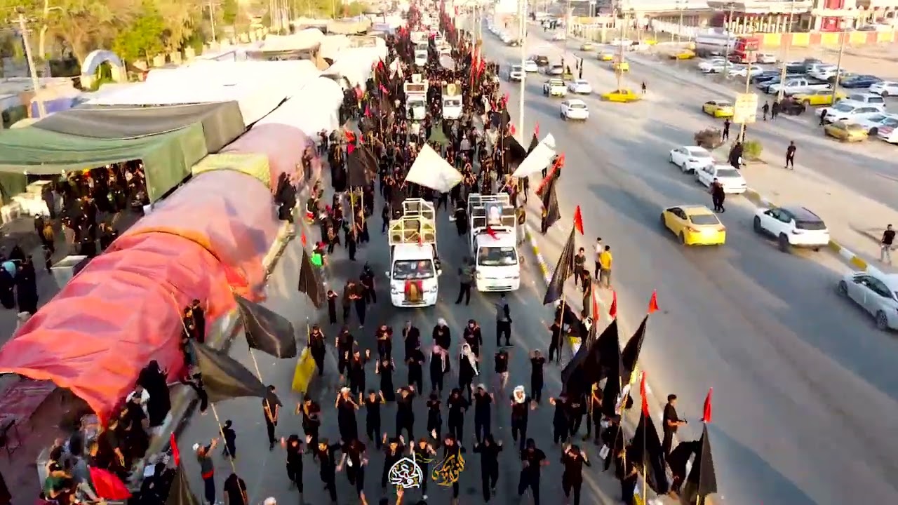 رد لختك كونك تسمع الصايح مسيرة الاربعين المقدسة موكب شهيد الجمعة الحسيني الرادود انور الشميساوي