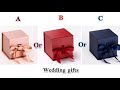 اختار صندوق وشوف هدايا حفل زفافك ❤/choose your gift for your wedding