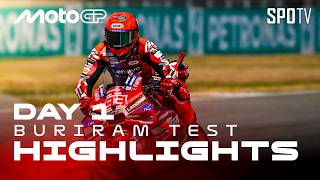 MotoGP™ Buriram Test | Day 1 Highlights