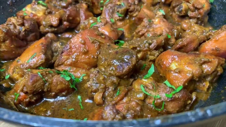 GRANNYS STEW CHICKEN || BROWN STEW CHICKEN || COOK...