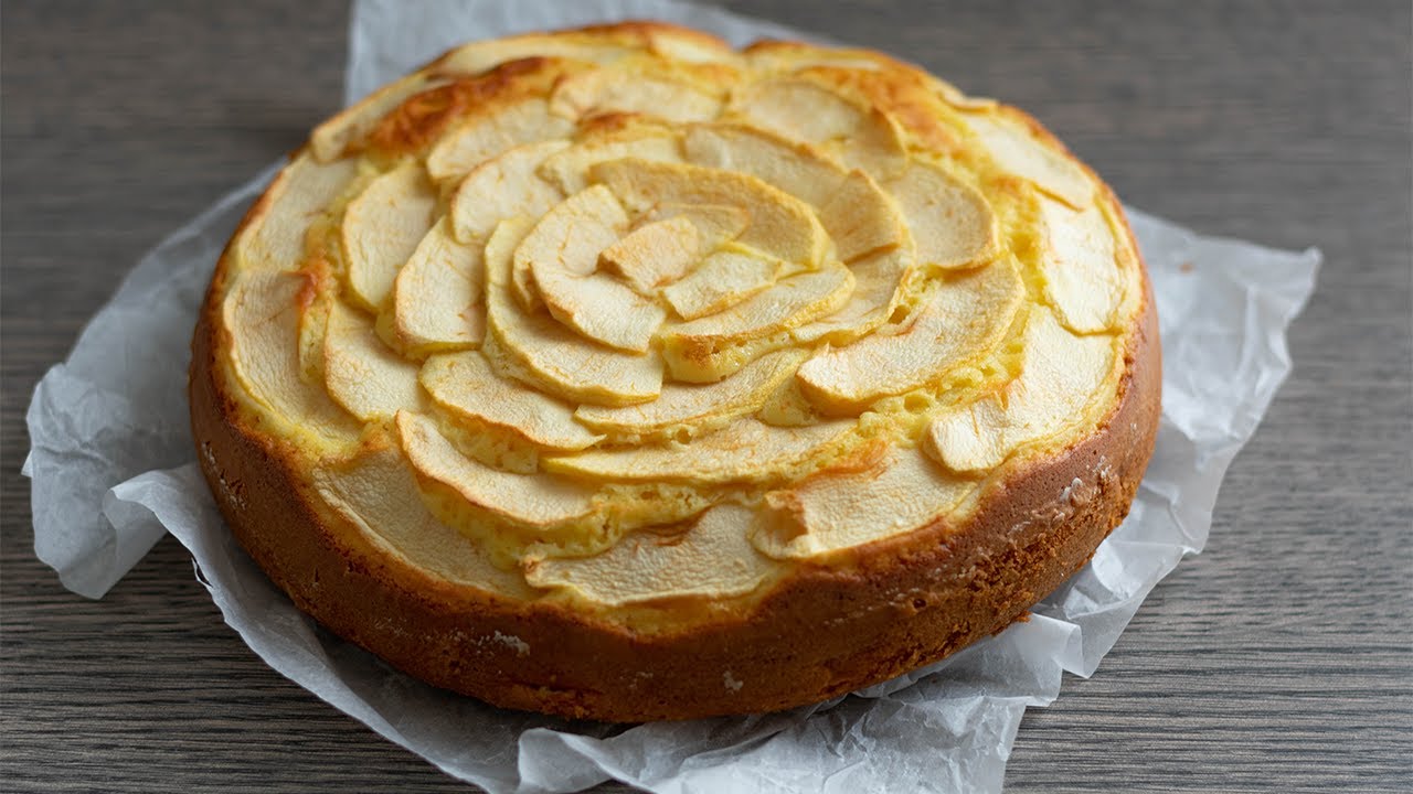 Torta alle mele e yogurt