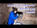 Cleaning 100+ old bread oven / First test run of the oven / Tour our bakehouse / Ep.17