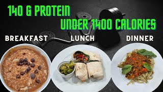 High Protein, 1364 Calories  Full Day Of Food for Slower Metabolism & Slow Losers. @earthchimp