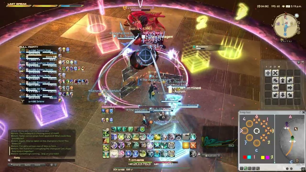 FFXIV - Arcadion M12S P2 SCH POV | DN + Uptime