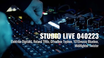 STUDIO IMPRO 040223 (Digitakt, Typhon, Bluebox, Midifighter)