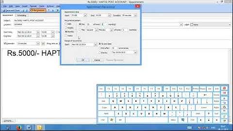 SET REMINDER FOR POST OFFICE ACCOUNT IN OUTLOOK 2003