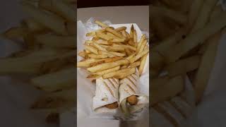 Dinner at Hardees - Best Chicken Wrap Meal - Chicken Wrap With Fries - Hardees Chicken Tender Wrap screenshot 5