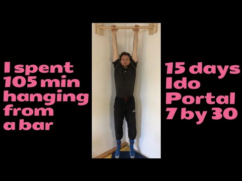 I spent 105 MINUTES hanging from a bar // Ido Portal Hanging Challenge