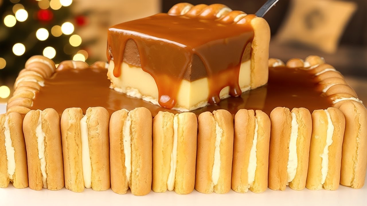 Я мог бы есть это три раза в день!  ЛУЧШИЙ праздничный десерт БЕЗ ВЫПЕЧКИ, который понравится всем!