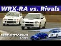 インプレッサWRX STi RA vs.ライバル 全開テスト!!【Best MOTORing】2001