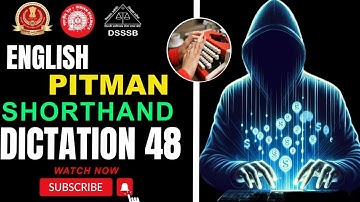 📝 Pitman Shorthand Exercise: 48 | Dictation | New Era | The Edutainment Channel |