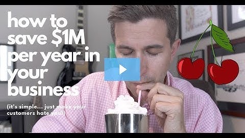 How to Save $1M/year  (By Making Your Customers Hate You)