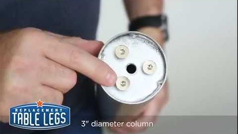 How to assemble a table base video