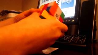 Rubiks cube solve using (CUBE TIMER.COM)