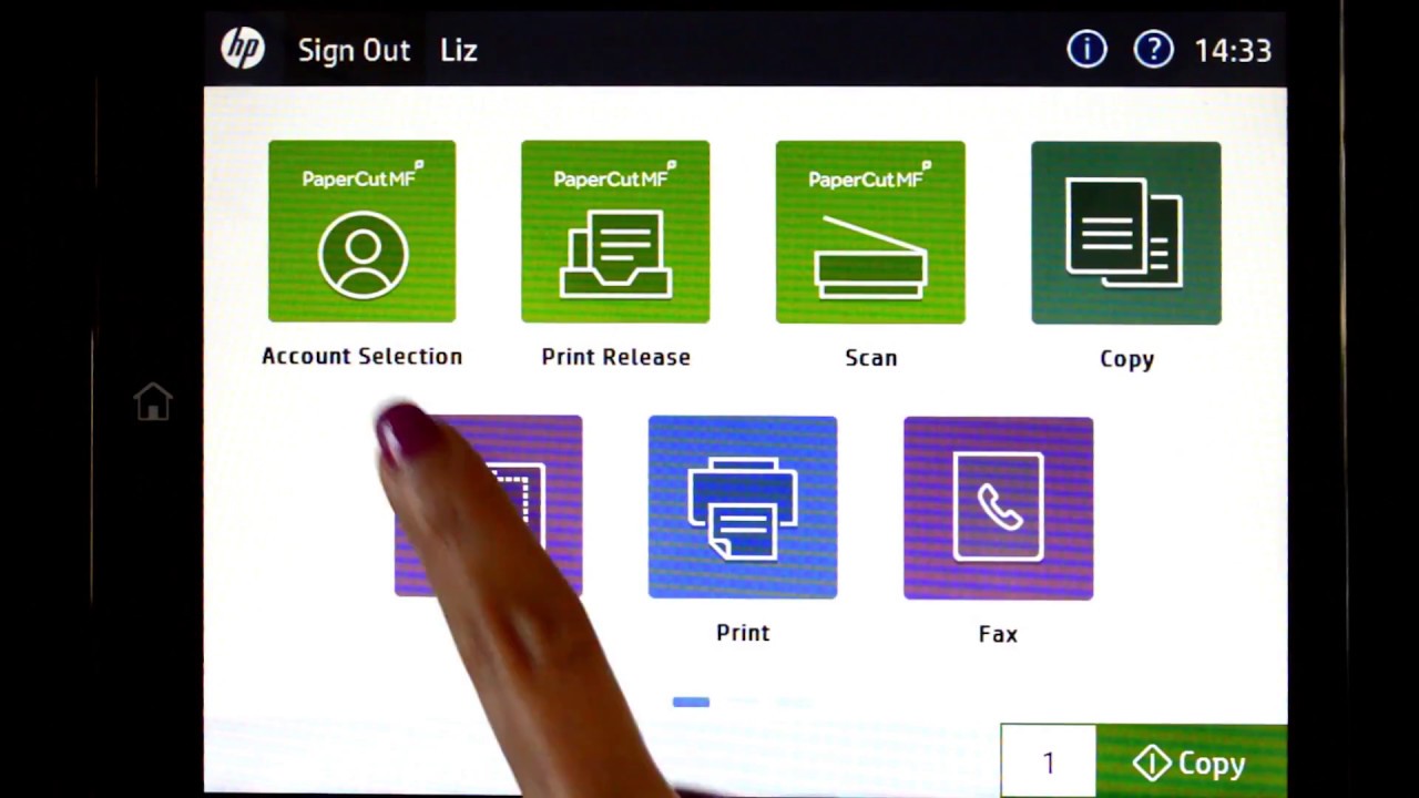 Update PaperCut MF print management on HP OXP multifunction devices