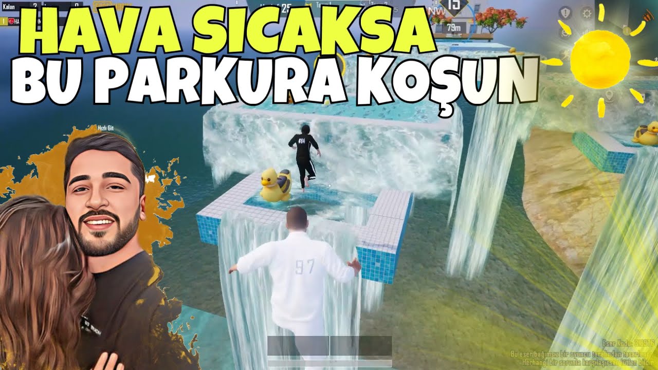SERİNLEMEK İSTEYENLER BURAYA, HEP BERABER SOĞUK SUYA! (PUBG MOBİLE SERİNLETEN PARKUR)