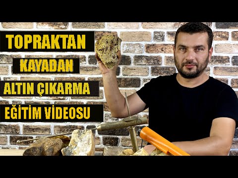 TOPRAKTAN KAYADAN ALTIN ÇIKARMA EĞİTİM VİDEOSU .