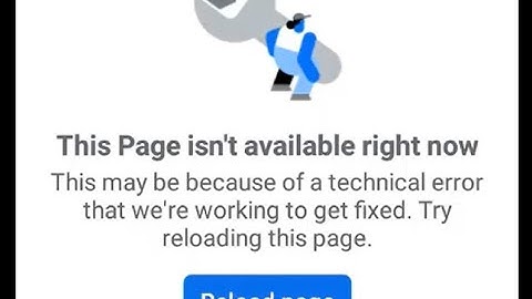 How to fix Facebook error "This Page isn