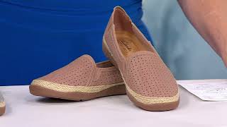 Clarks Collection Espadrille Slip-Ons - Elaina Ruby on QVC