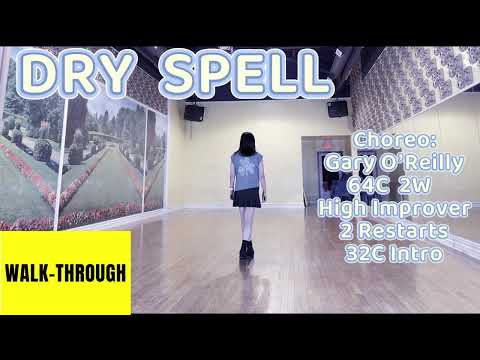 DRY SPELL Line Dance (WALK-THROUGH) | High Improver | Gary O’Reilly