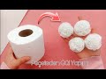 Dıy craft/How to make kitchen paper towel tissue to rose flower/tuvalet kağıdı ile gül nasıl yapılır