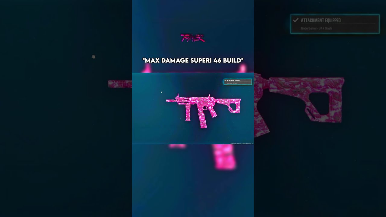THE MAX DAMAGE SUPERI 46 BUILD On WARZONE Warzone Callofduty Bo6 Rebirthisland Cod Shorts