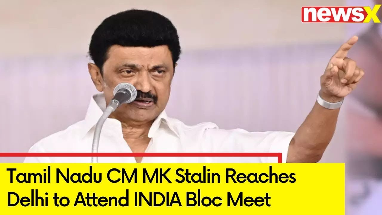 Tamil Nadu CM MK Stalin Reaches Delhi to Attend INDIA Bloc Meet | All ...