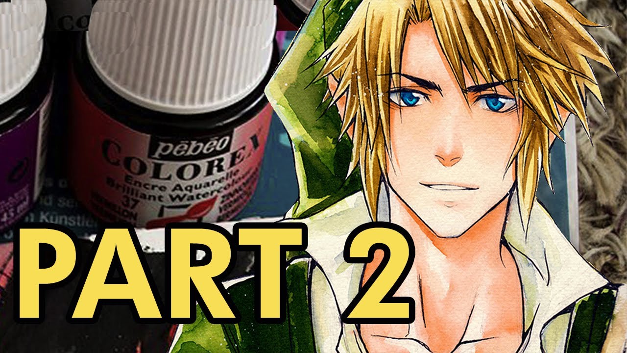 Drawing Link - The Legend of Zelda Part 2 - Hair (Colorex 