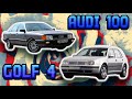 AUDI 100 В ГАРАЖЕ / GOLF 4 ЗАМЕНА САЛОННОГО ФИЛЬТРА И ЗАПУСК ПОСЛЕ ЗИМЫ