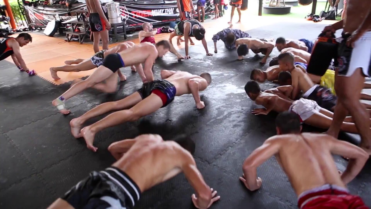Muay Thai Finishing Workout fighting