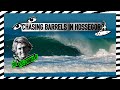 Chasing barrels in hossegor