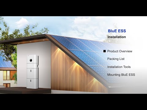 Kstar BluE Residential Battery Energy Storage System Installation - YouTube
