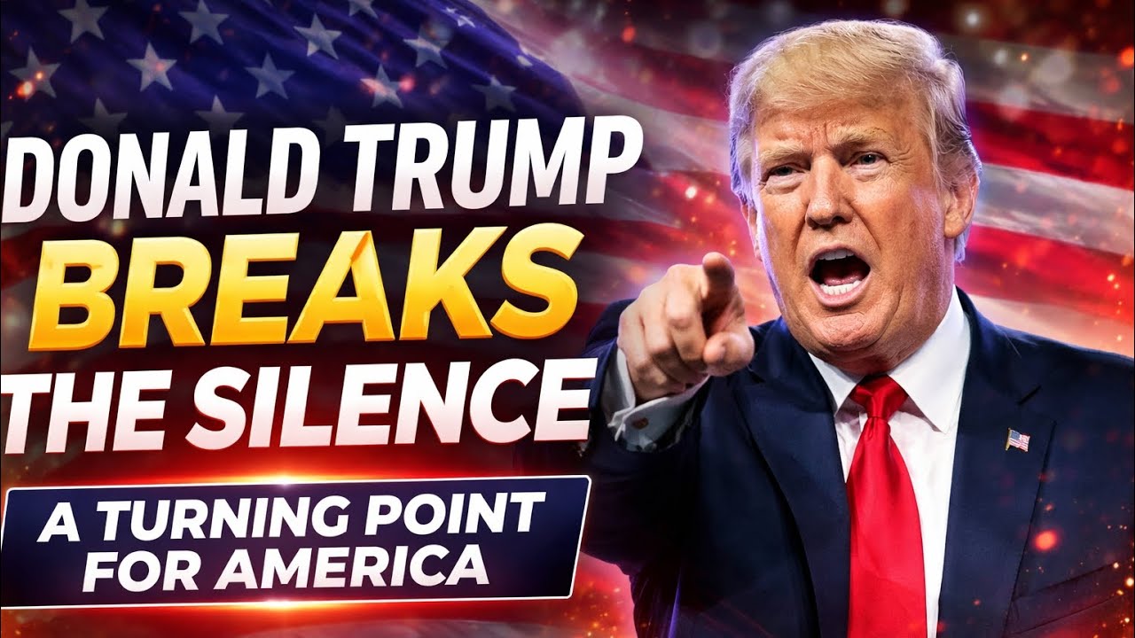 Donald Trump Breaks the Silence | A Turning Point for America