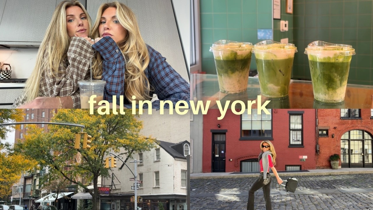 fall in nyc | busy work week, cooking our go-to dinner, mini fall haul and lots of froyo